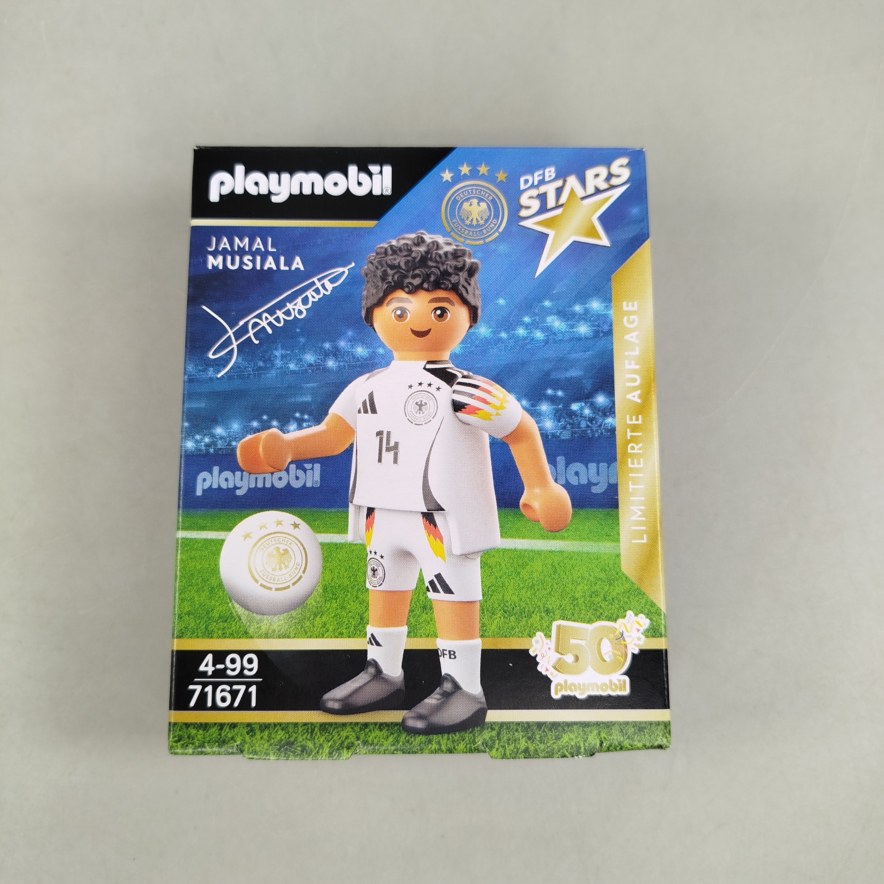 Playmobil Fußballfigur DFB Star Jamal Musiala 71671, neu, ab 6 Jahre